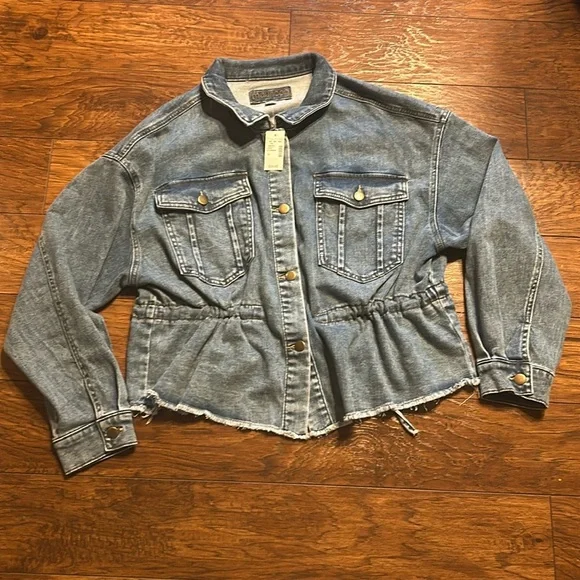 maurices womens denim jacket size 1X NWT - Picture 2 of 8